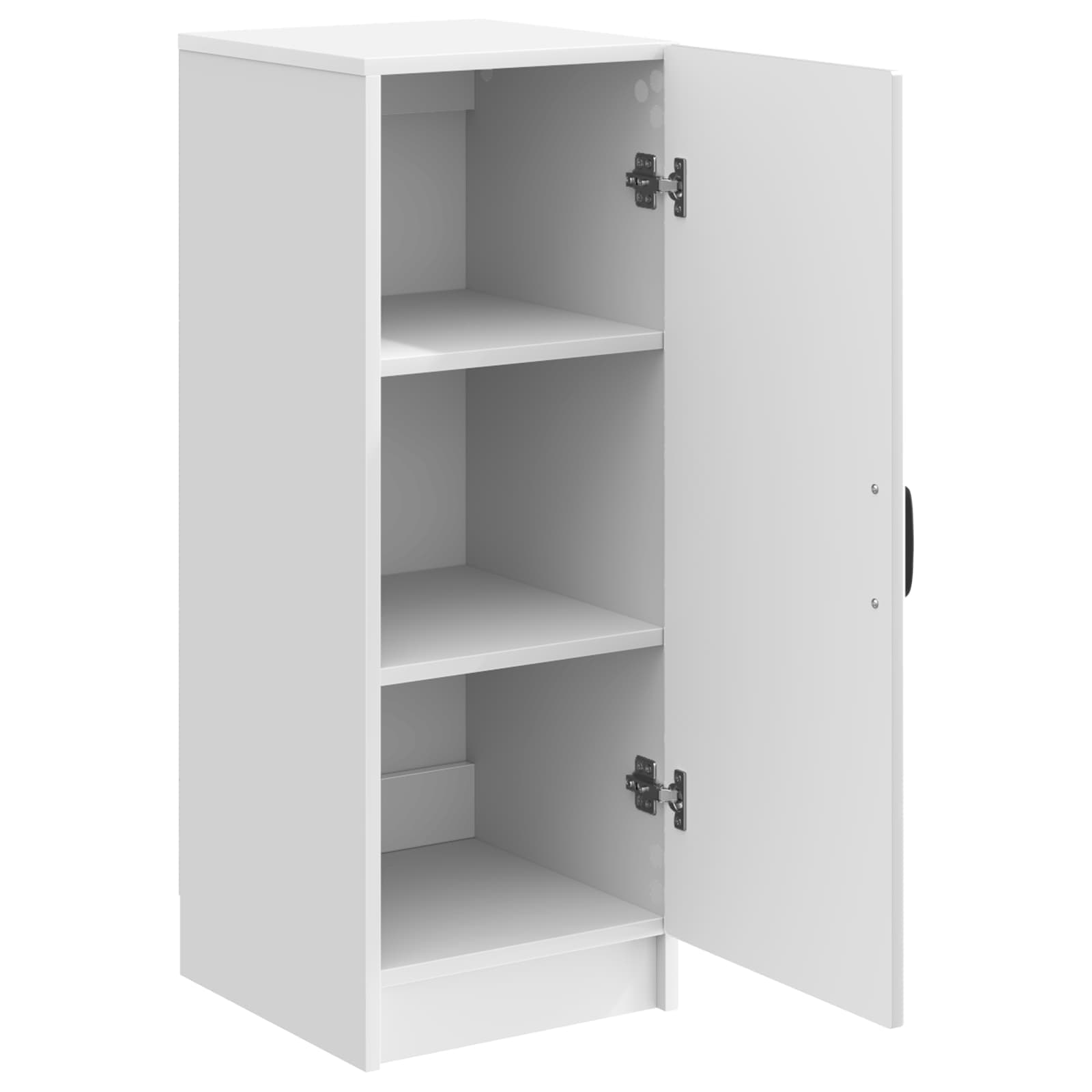 Πλαϊνό γραφείο Γυαλιστερό Λευκό 33 x 34,5 x 87 εκ. - Pakobazaar