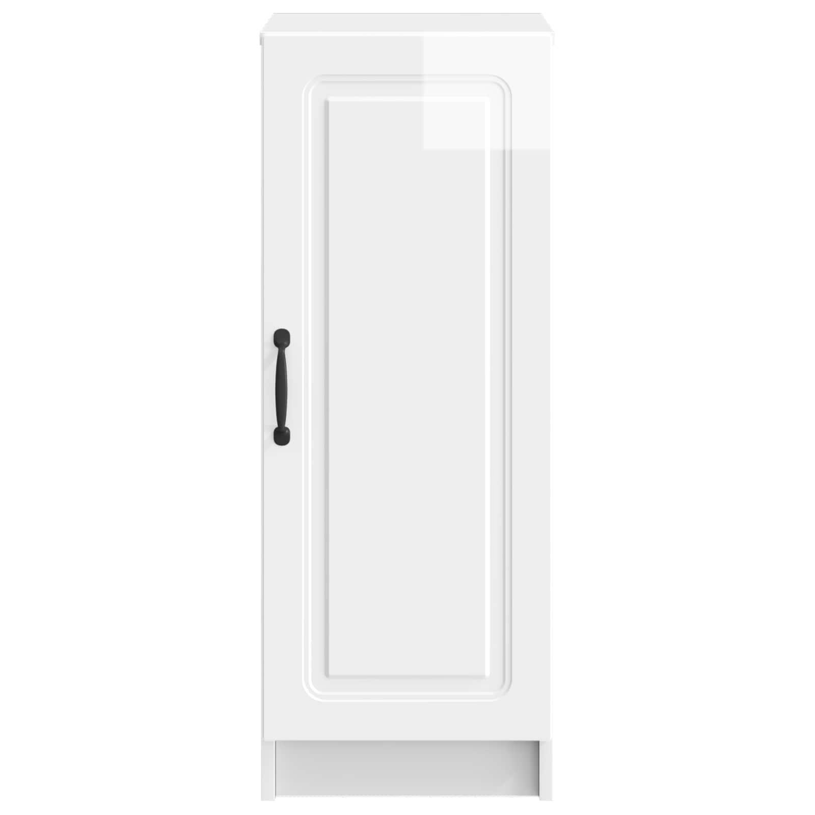 Πλαϊνό γραφείο Γυαλιστερό Λευκό 33 x 34,5 x 87 εκ. - Pakobazaar