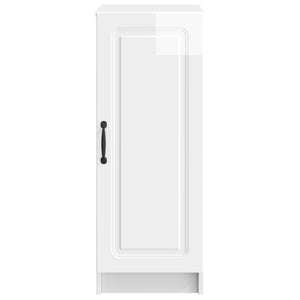 Πλαϊνό γραφείο Γυαλιστερό Λευκό 33 x 34,5 x 87 εκ. - Pakobazaar