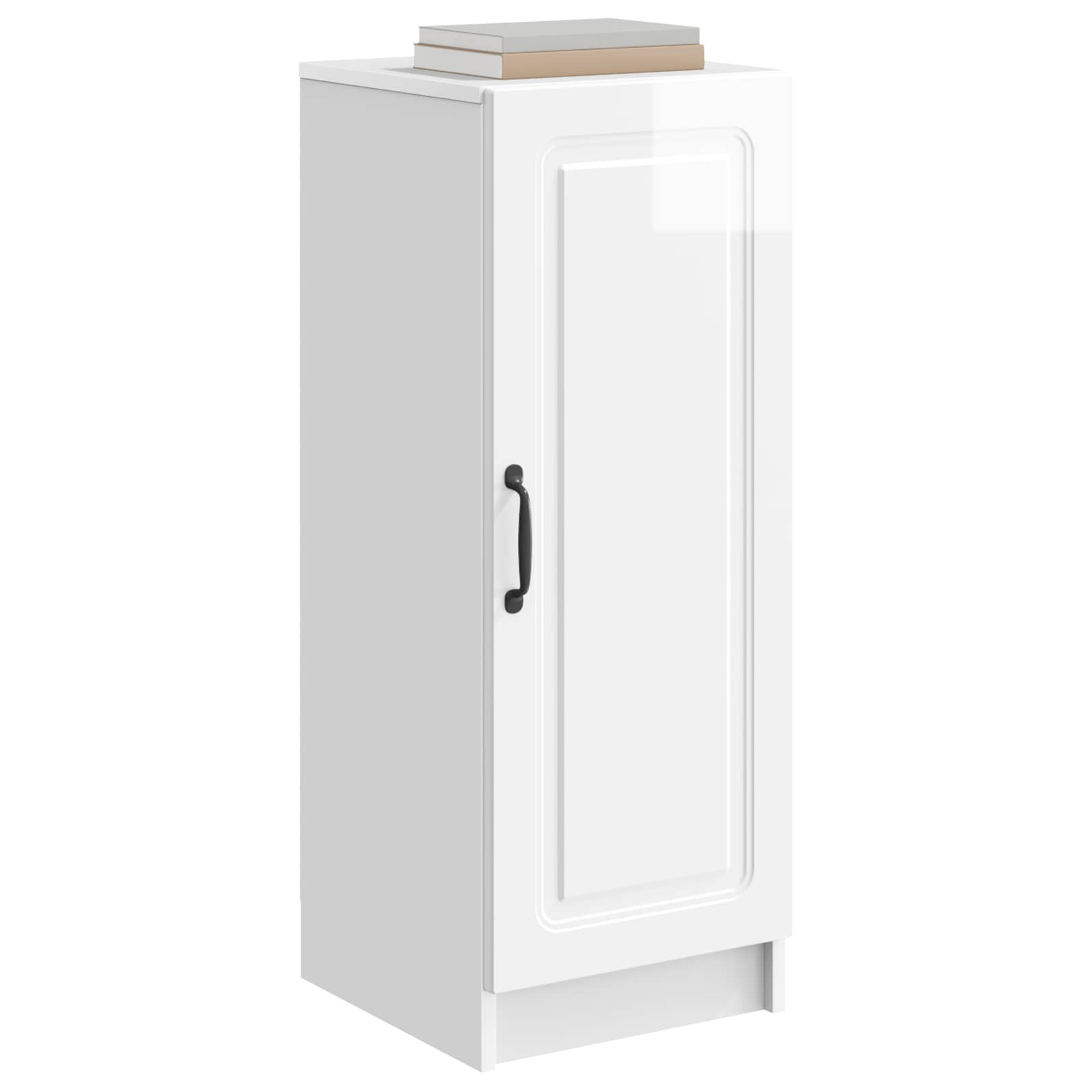 Πλαϊνό γραφείο Γυαλιστερό Λευκό 33 x 34,5 x 87 εκ. - Pakobazaar