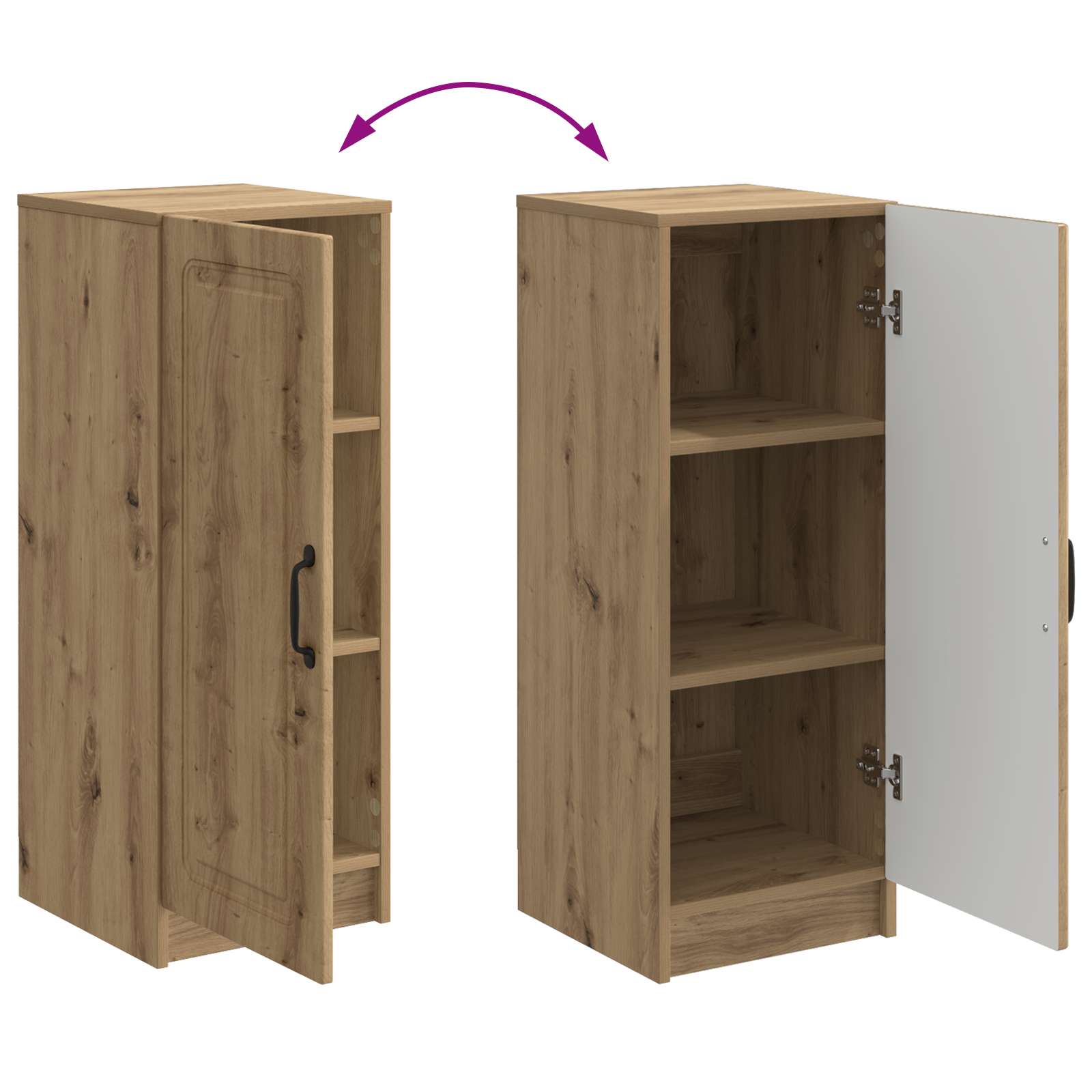Πλαϊνό γραφείο Artisan Δρυς 33 x 34,5 x 87 εκ. - Pakobazaar