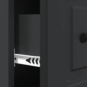 Ντουλάπι με Συρτάρια Μαύρο 66 x 34,5 x 87 εκ. - Pakobazaar