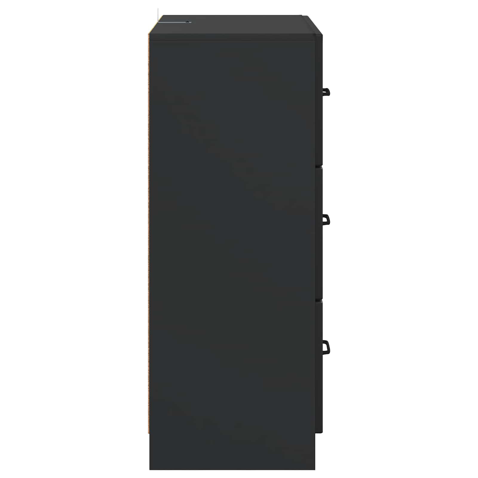 Ντουλάπι με Συρτάρια Μαύρο 66 x 34,5 x 87 εκ. - Pakobazaar