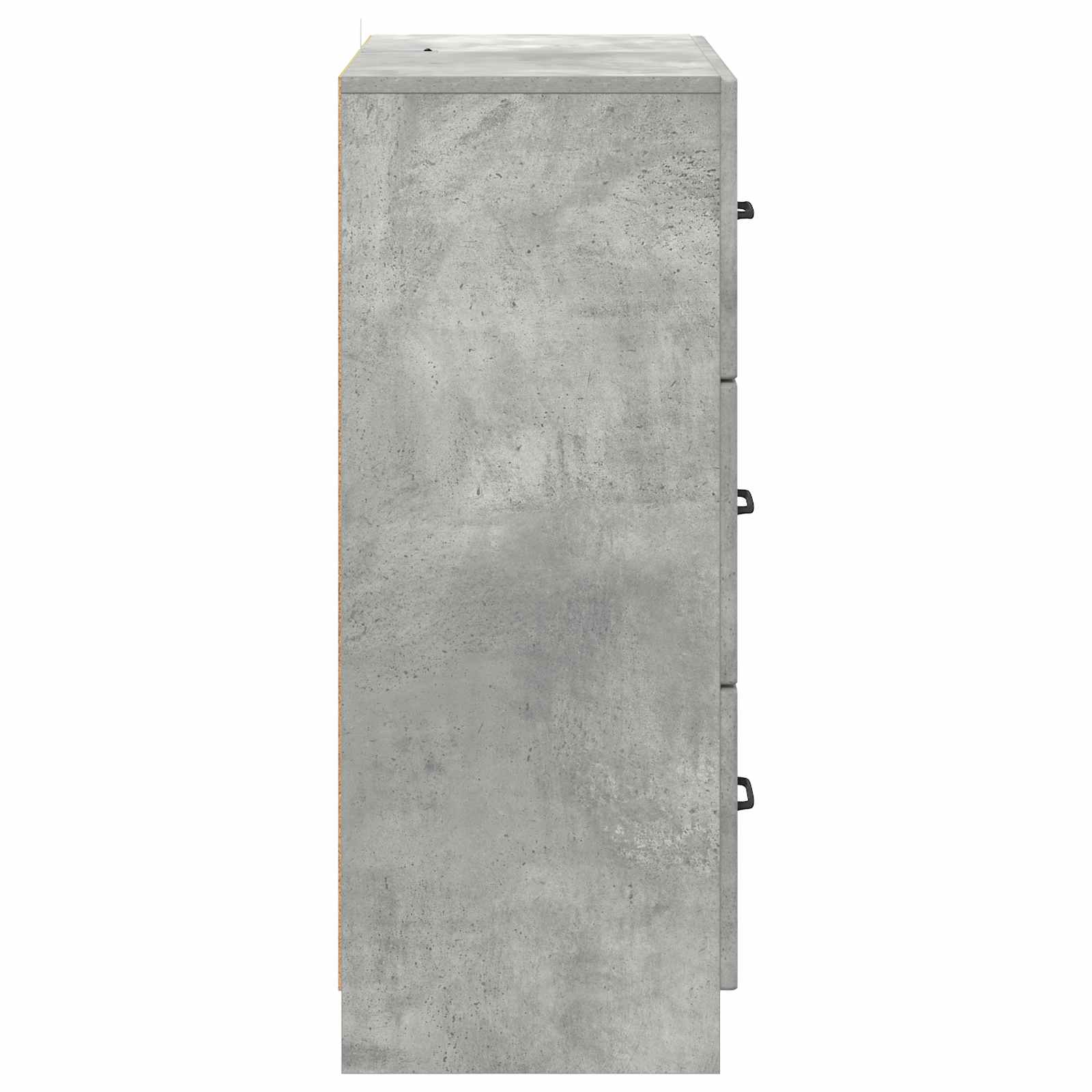 Ντουλάπι με Συρτάρια Γκρι Σκυροδέματος 66 x 34,5 x 87 εκ. - Pakobazaar