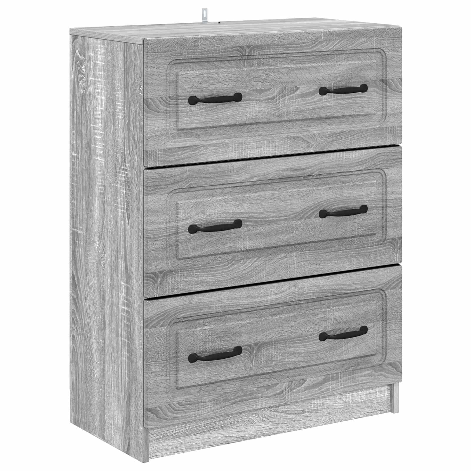 Ντουλάπι με Συρτάρια Γκρι Sonoma 66 x 34,5 x 87 εκ. - Pakobazaar