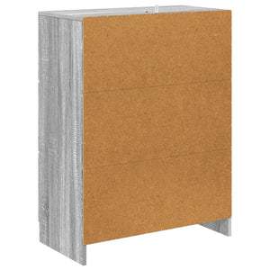 Ντουλάπι με Συρτάρια Γκρι Sonoma 66 x 34,5 x 87 εκ. - Pakobazaar