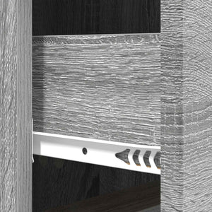 Ντουλάπι με Συρτάρια Γκρι Sonoma 33 x 34,5 x 87 εκ. - Pakobazaar