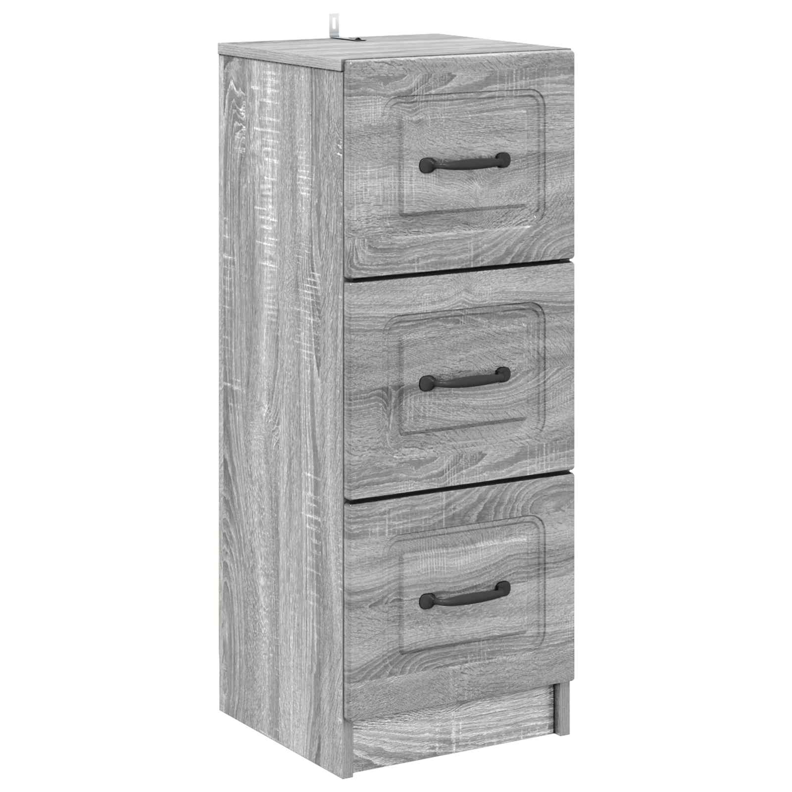 Ντουλάπι με Συρτάρια Γκρι Sonoma 33 x 34,5 x 87 εκ. - Pakobazaar