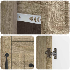 Πλαϊνό γραφείο με συρτάρι Sonoma Δρυς 66 x 34,5 x 87 εκ. - Pakobazaar