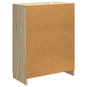 Πλαϊνό γραφείο με συρτάρι Sonoma Δρυς 66 x 34,5 x 87 εκ. - Pakobazaar