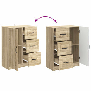 Πλαϊνό γραφείο με συρτάρι Sonoma Δρυς 66 x 34,5 x 87 εκ. - Pakobazaar