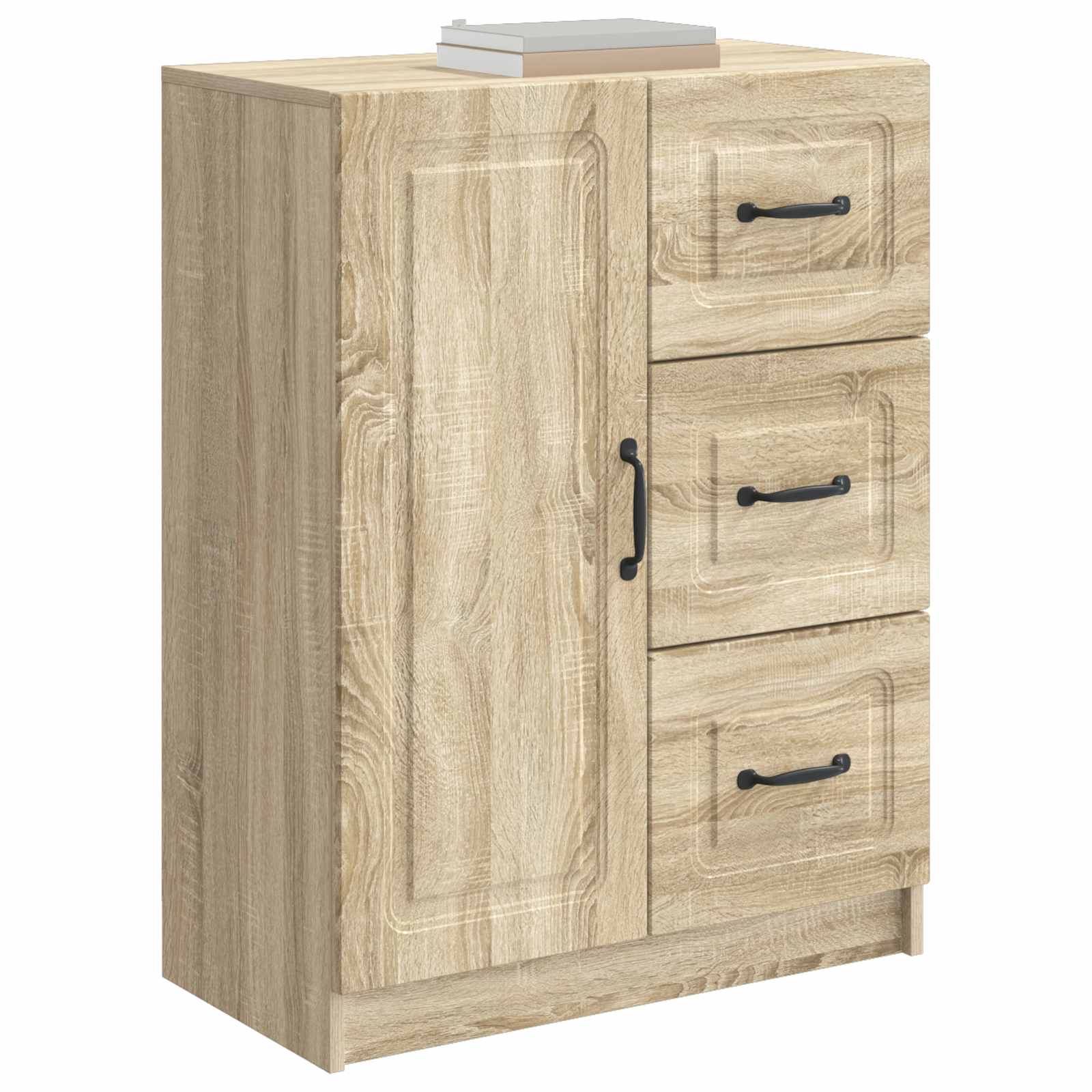 Πλαϊνό γραφείο με συρτάρι Sonoma Δρυς 66 x 34,5 x 87 εκ. - Pakobazaar