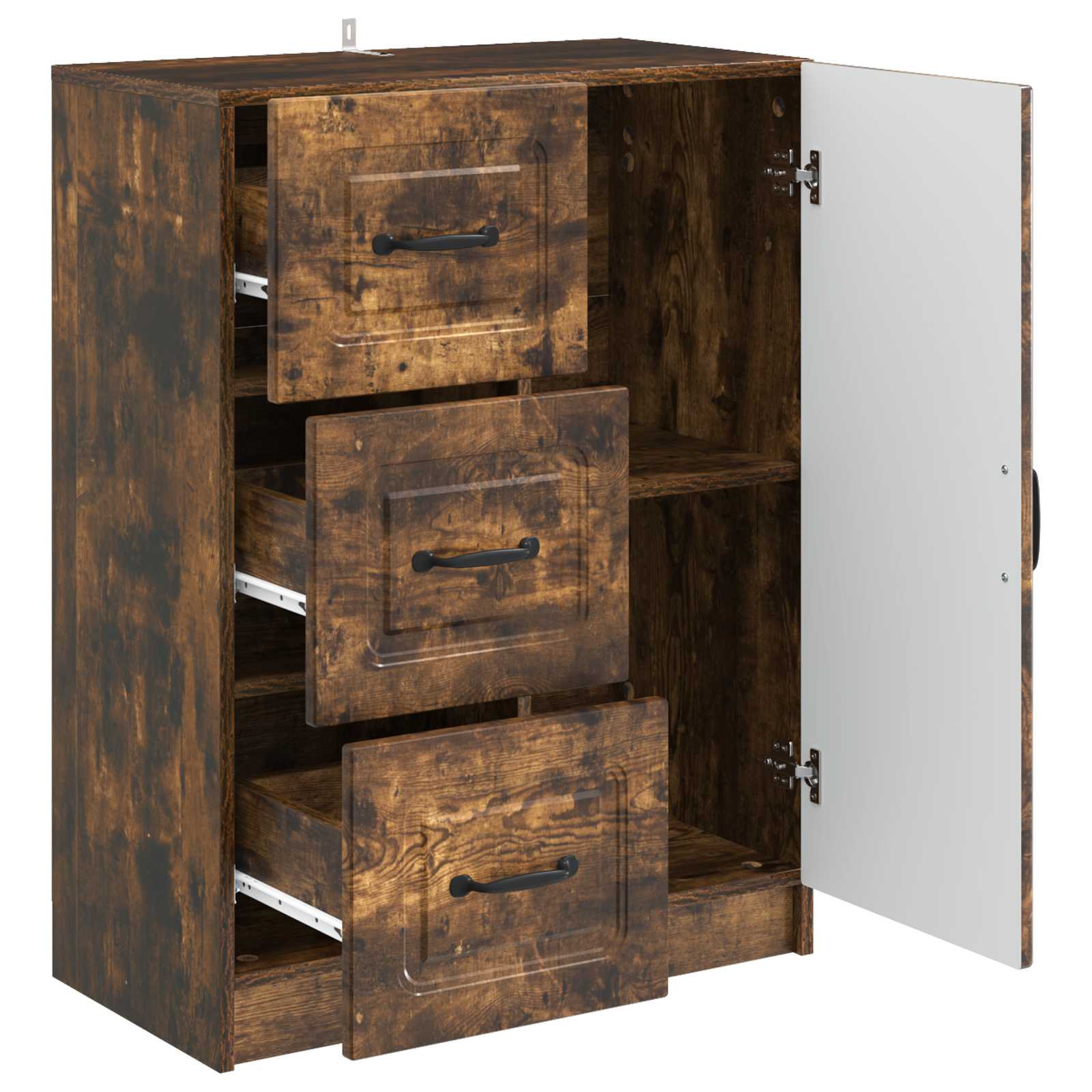 Πλαϊνό γραφείο Καπνισμένο Ξύλο Δρυός 66 x 34,5 x 87 εκ. - Pakobazaar