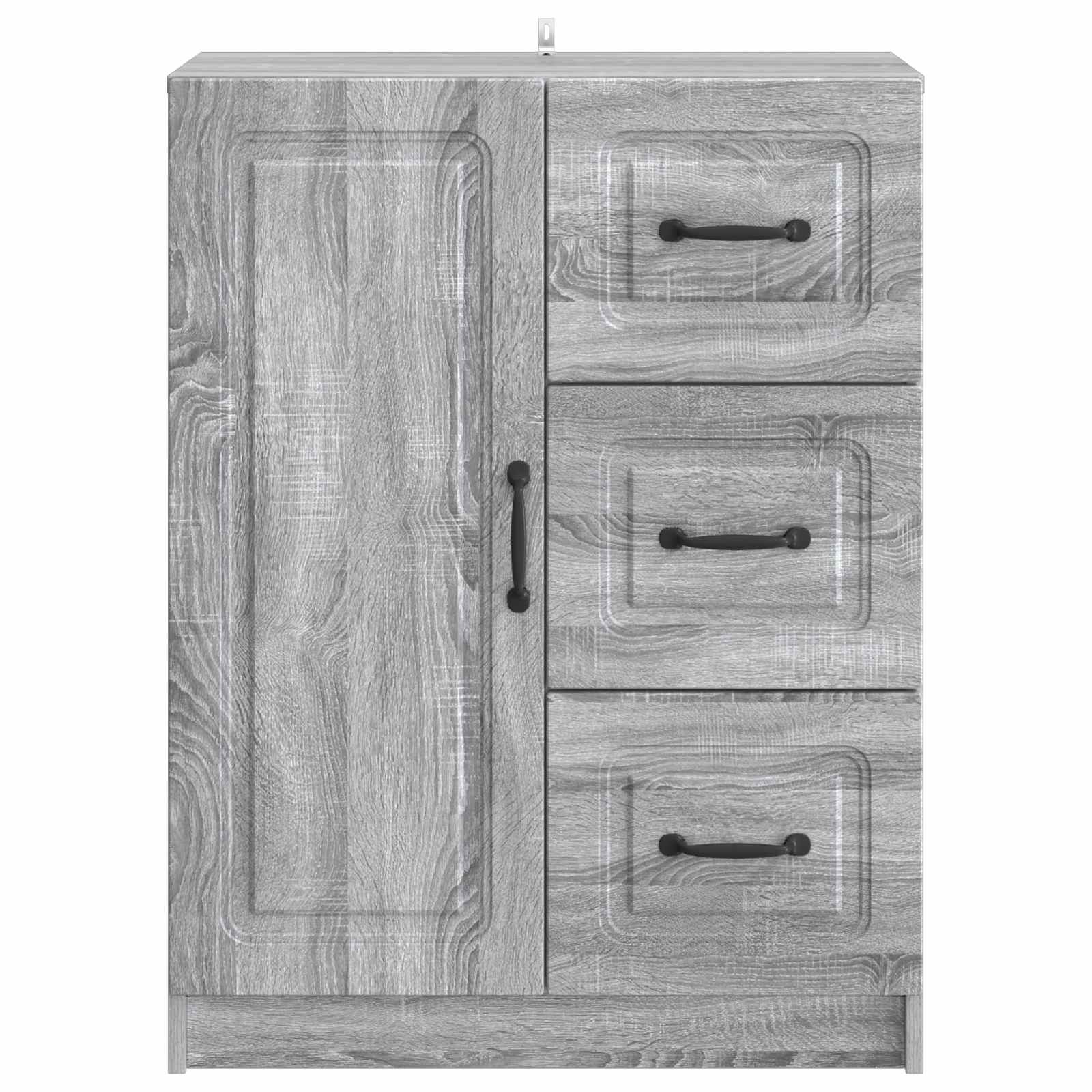 Πλαϊνό γραφείο με συρτάρι Γκρι Sonoma 66 x 34,5 x 87 εκ. - Pakobazaar