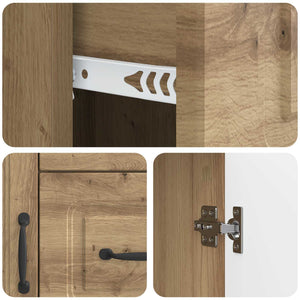 Πλαϊνό γραφείο με συρτάρι Artisan Δρυς 66 x 34,5 x 87 εκ. - Pakobazaar