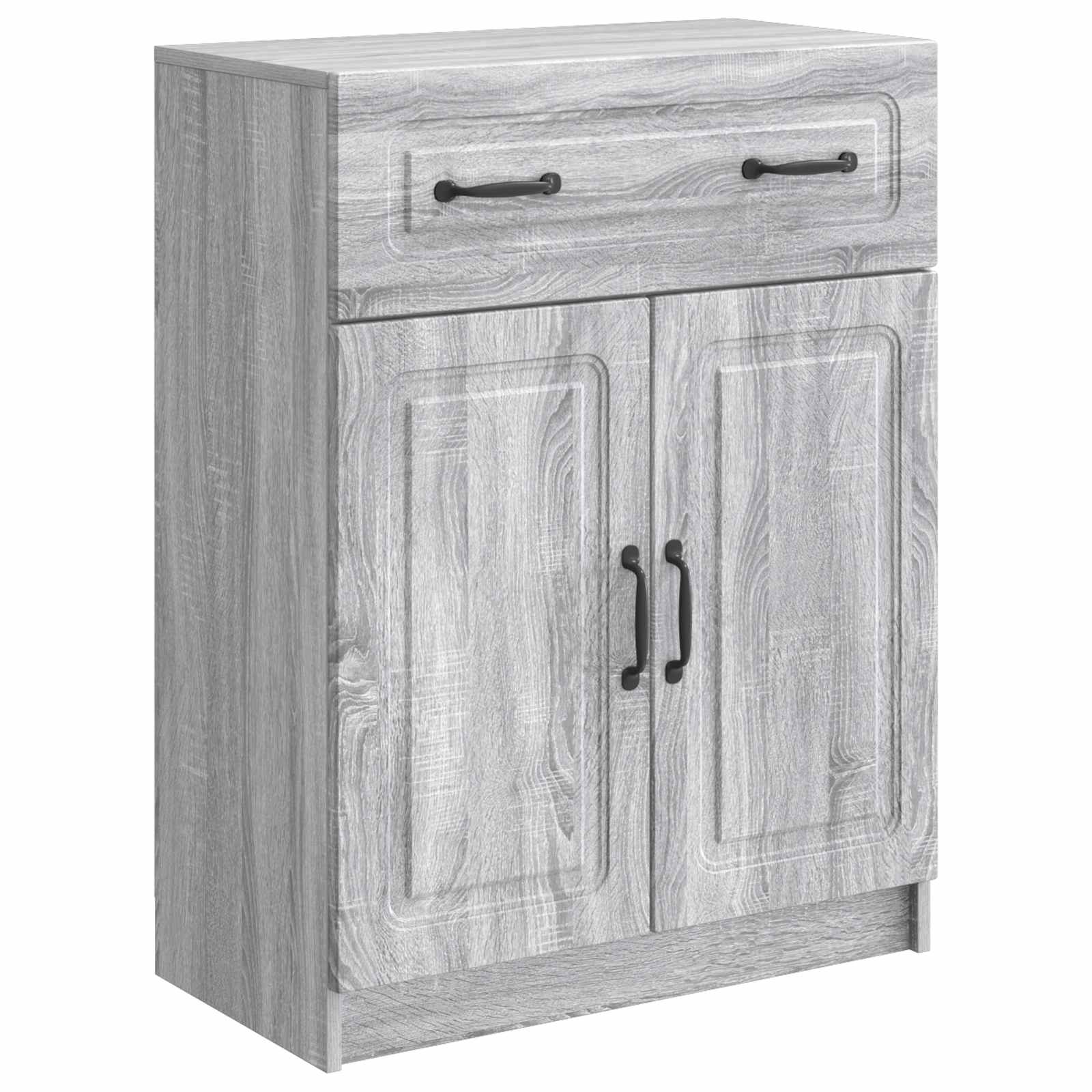 Πλαϊνό γραφείο με συρτάρι Γκρι Sonoma 66 x 34,5 x 87 εκ. - Pakobazaar