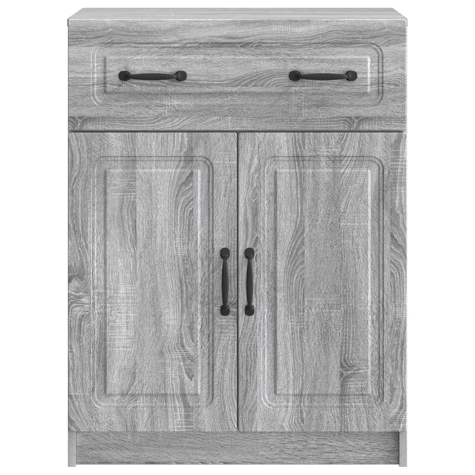 Πλαϊνό γραφείο με συρτάρι Γκρι Sonoma 66 x 34,5 x 87 εκ. - Pakobazaar
