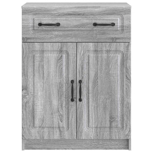 Πλαϊνό γραφείο με συρτάρι Γκρι Sonoma 66 x 34,5 x 87 εκ. - Pakobazaar