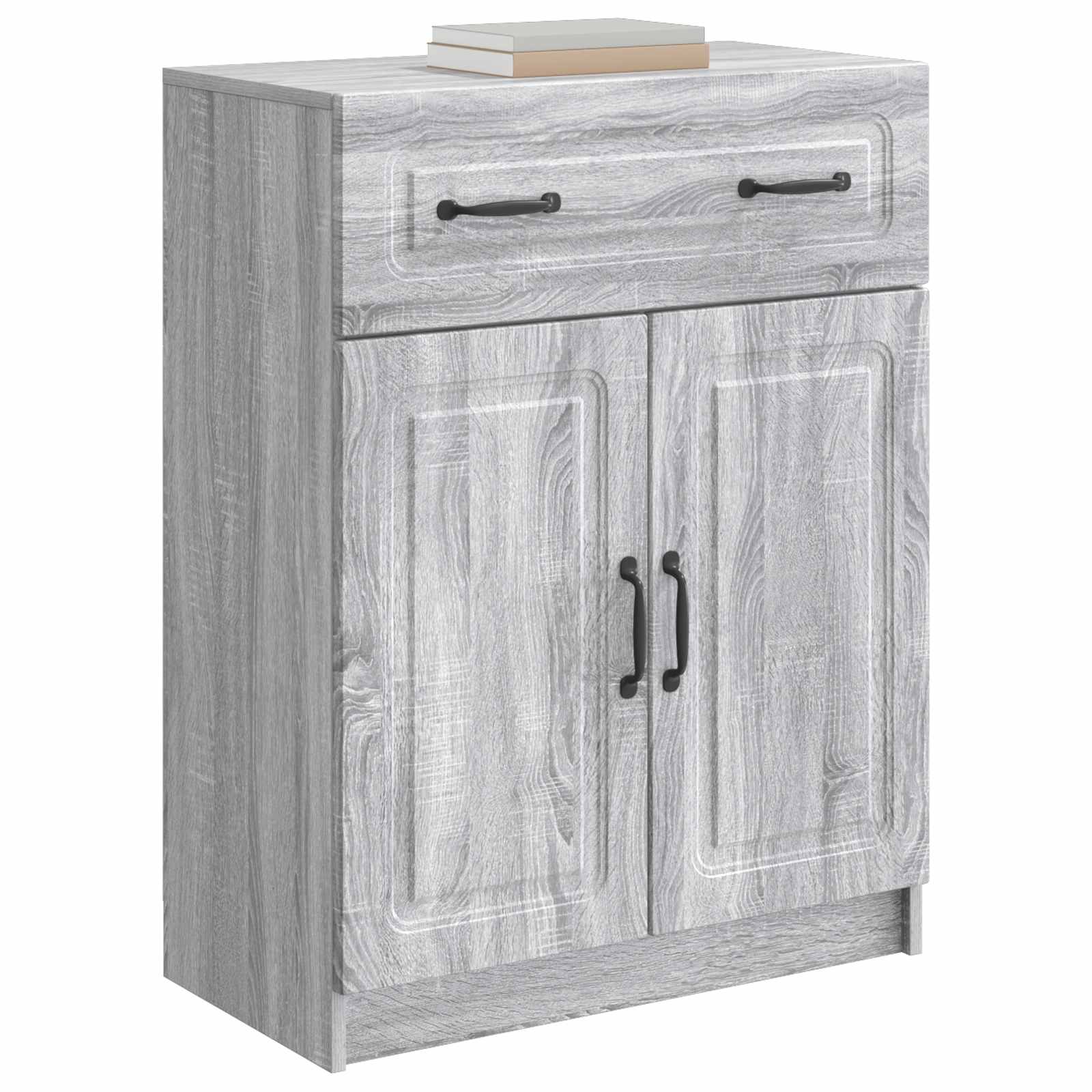 Πλαϊνό γραφείο με συρτάρι Γκρι Sonoma 66 x 34,5 x 87 εκ. - Pakobazaar
