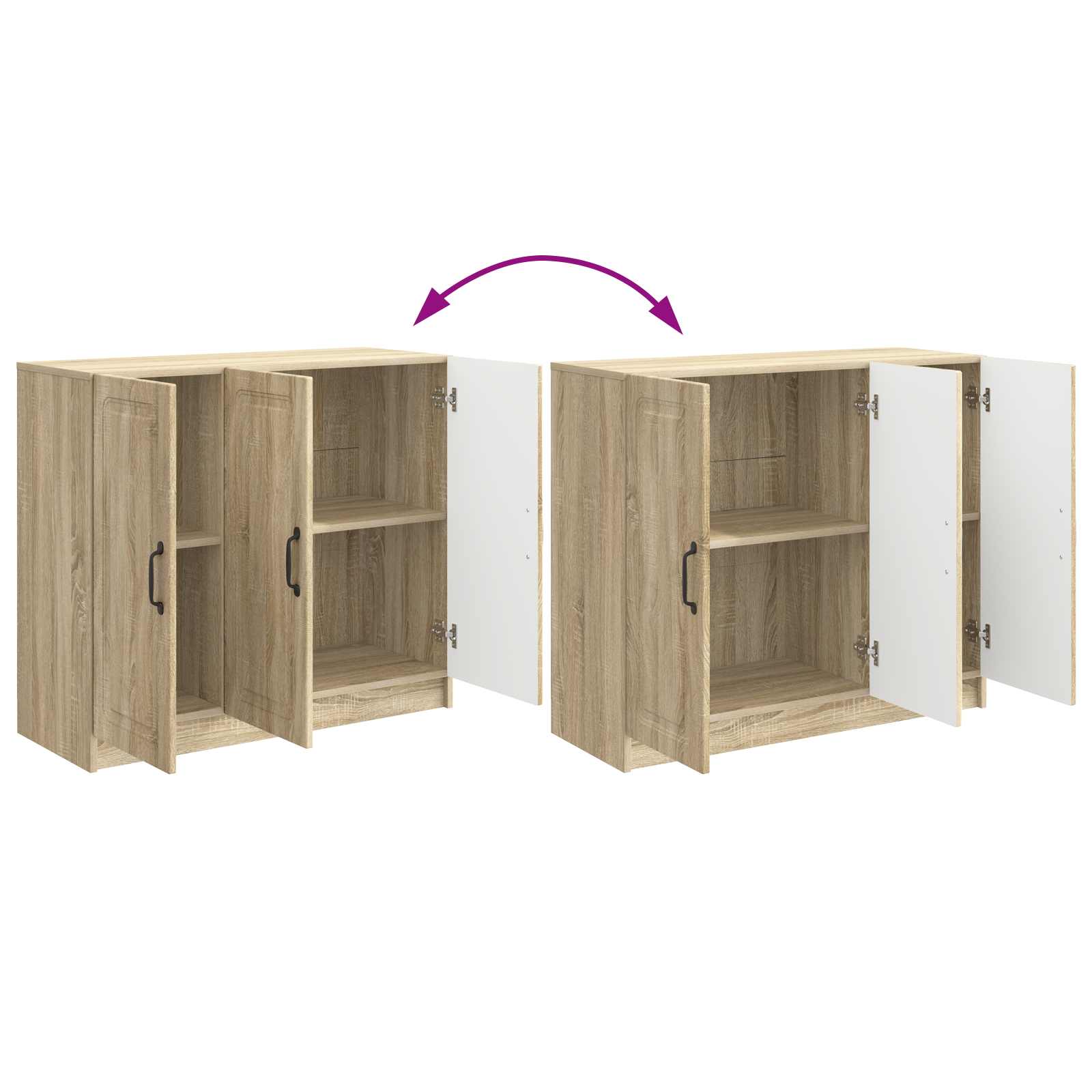 Πλαϊνό γραφείο Sonoma Δρυς 89 x 34,5 x 77 εκ. - Pakobazaar