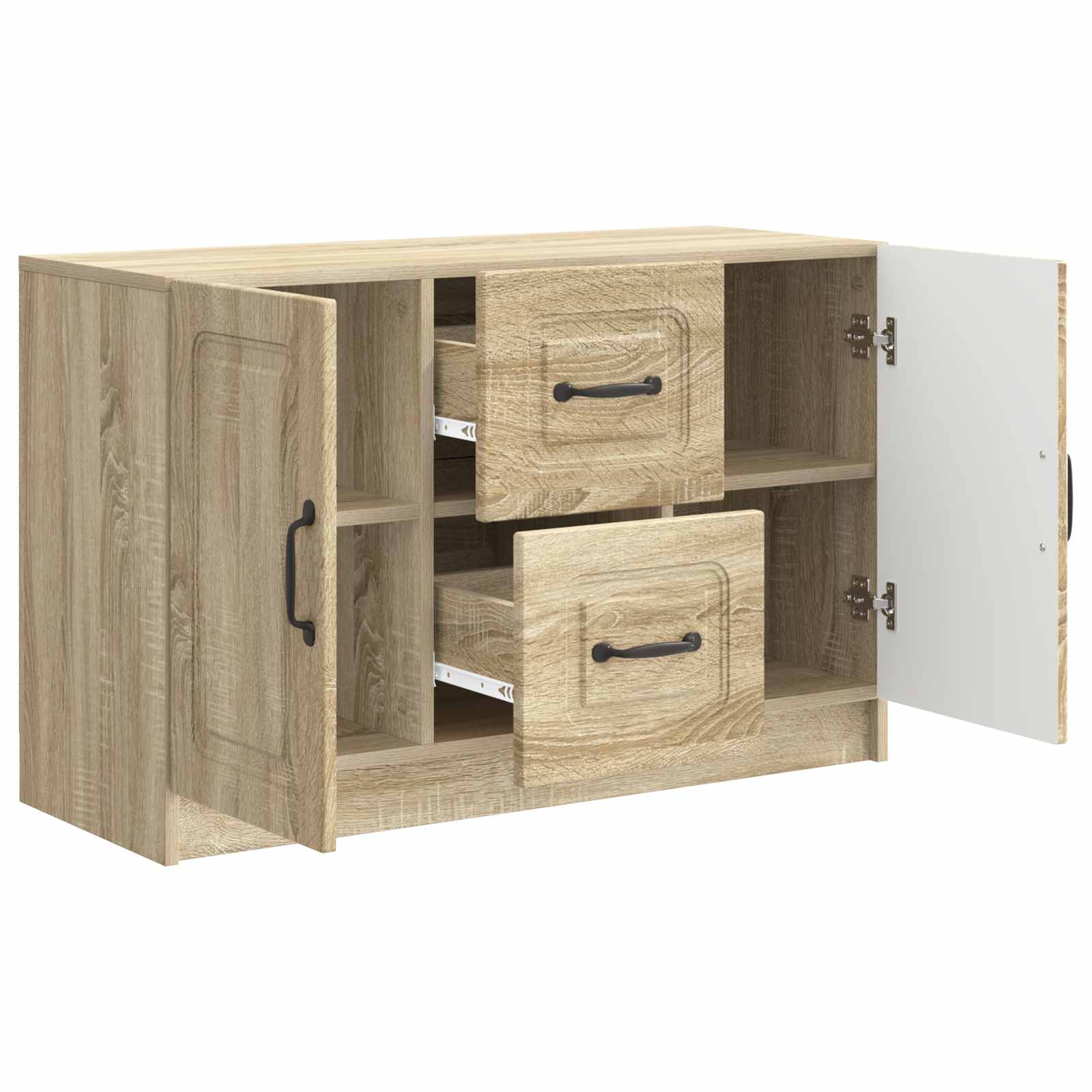 Πλαϊνό γραφείο με συρτάρι Sonoma Δρυς 89 x 34,5 x 57 εκ. - Pakobazaar