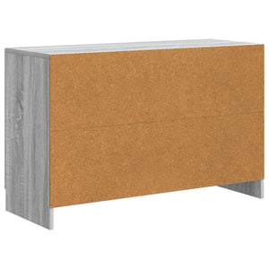 Πλαϊνό γραφείο με συρτάρι Γκρι Sonoma 89 x 34,5 x 57 εκ. - Pakobazaar