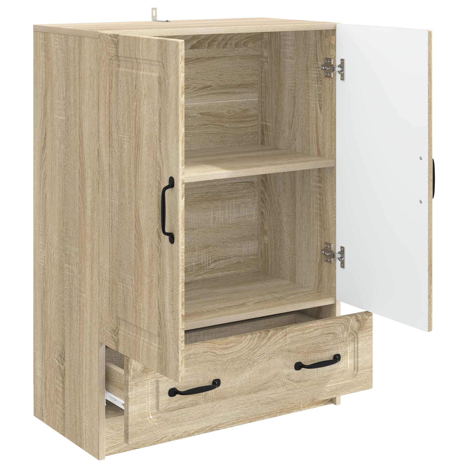 Πλαϊνό γραφείο με συρτάρι Sonoma Δρυς 66 x 34,5 x 92 εκ. - Pakobazaar