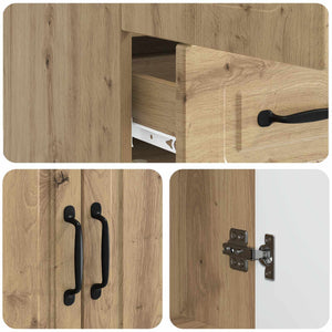 Πλαϊνό γραφείο με συρτάρι Artisan Δρυς 66 x 34,5 x 92 εκ. - Pakobazaar