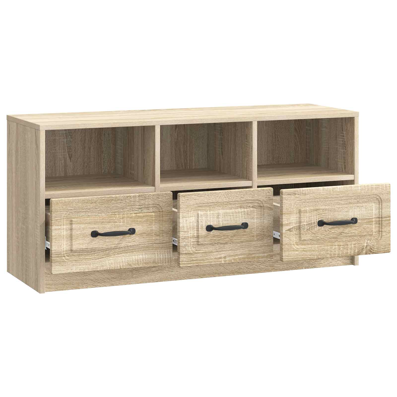 Ντουλάπι TV Sonoma Δρυς 102 x 34,5 x 47 εκ Επεξεργασμένο Ξύλο - Pakobazaar
