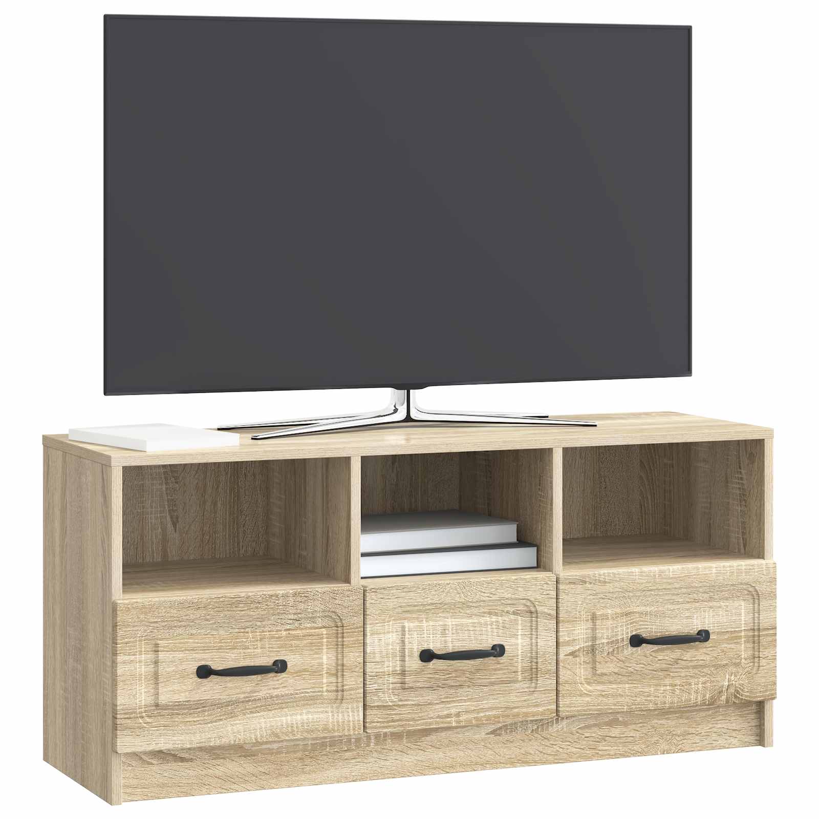 Ντουλάπι TV Sonoma Δρυς 102 x 34,5 x 47 εκ Επεξεργασμένο Ξύλο - Pakobazaar