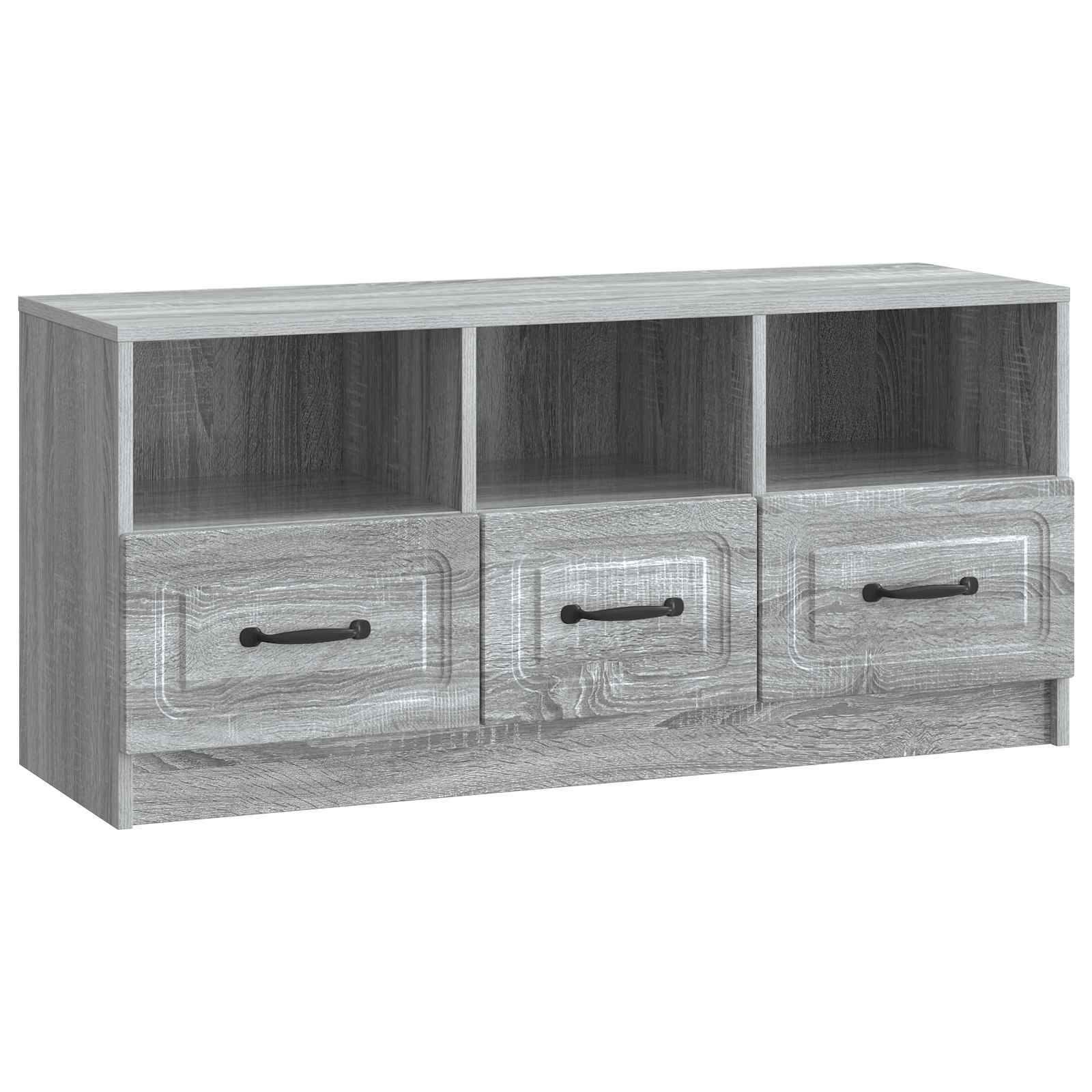 Ντουλάπι TV Γκρι Sonoma 102 x 34,5 x 47 εκ Επεξεργασμένο Ξύλο - Pakobazaar