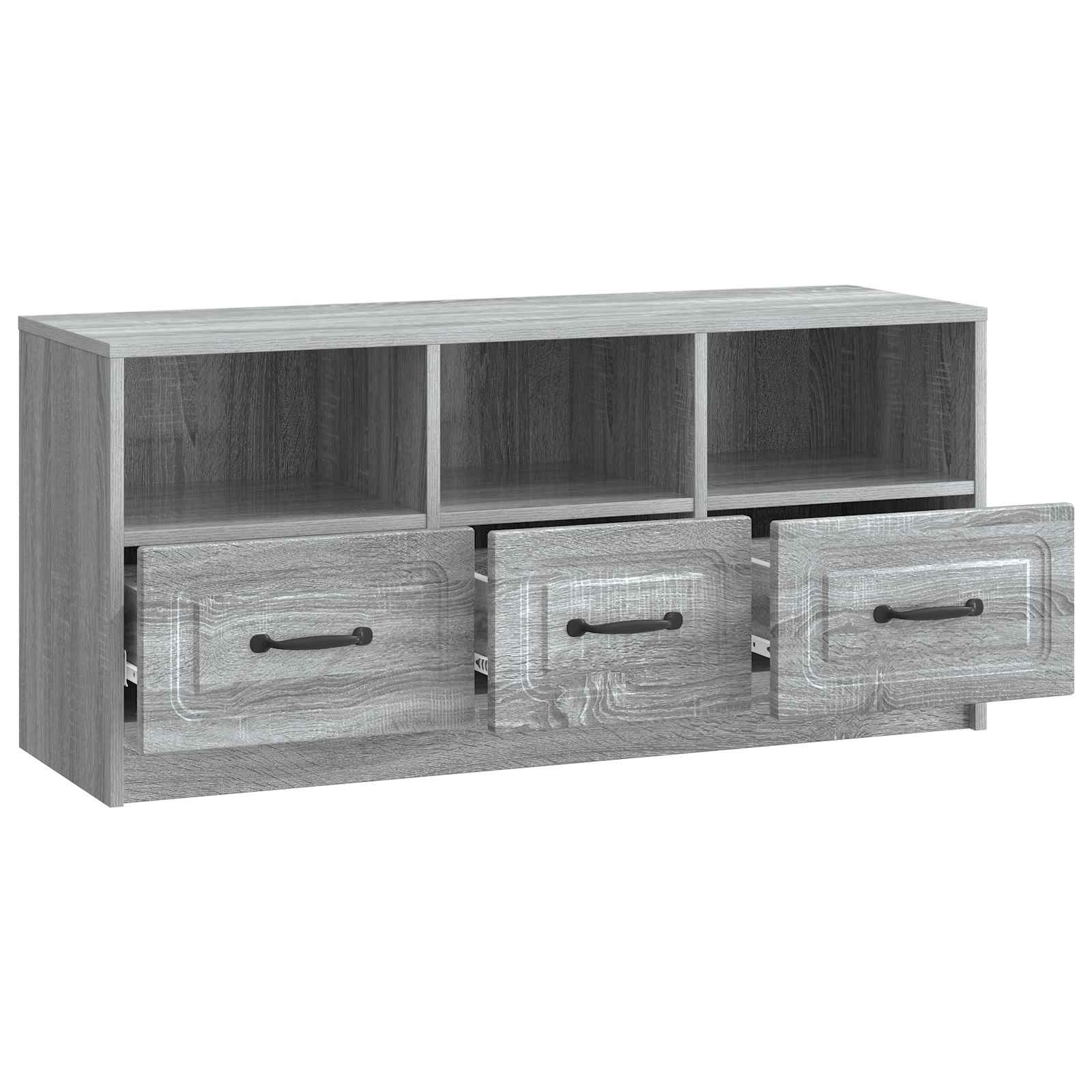 Ντουλάπι TV Γκρι Sonoma 102 x 34,5 x 47 εκ Επεξεργασμένο Ξύλο - Pakobazaar