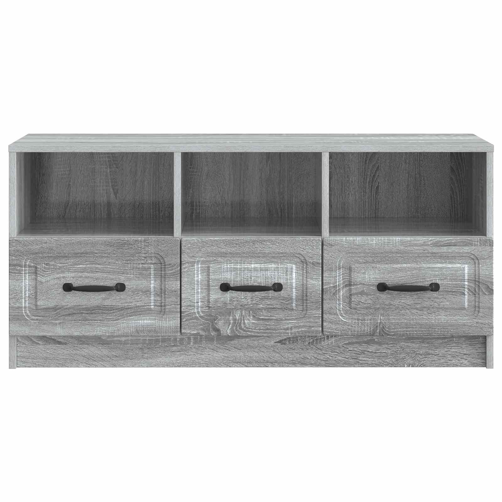 Ντουλάπι TV Γκρι Sonoma 102 x 34,5 x 47 εκ Επεξεργασμένο Ξύλο - Pakobazaar