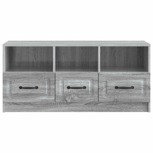 Ντουλάπι TV Γκρι Sonoma 102 x 34,5 x 47 εκ Επεξεργασμένο Ξύλο - Pakobazaar