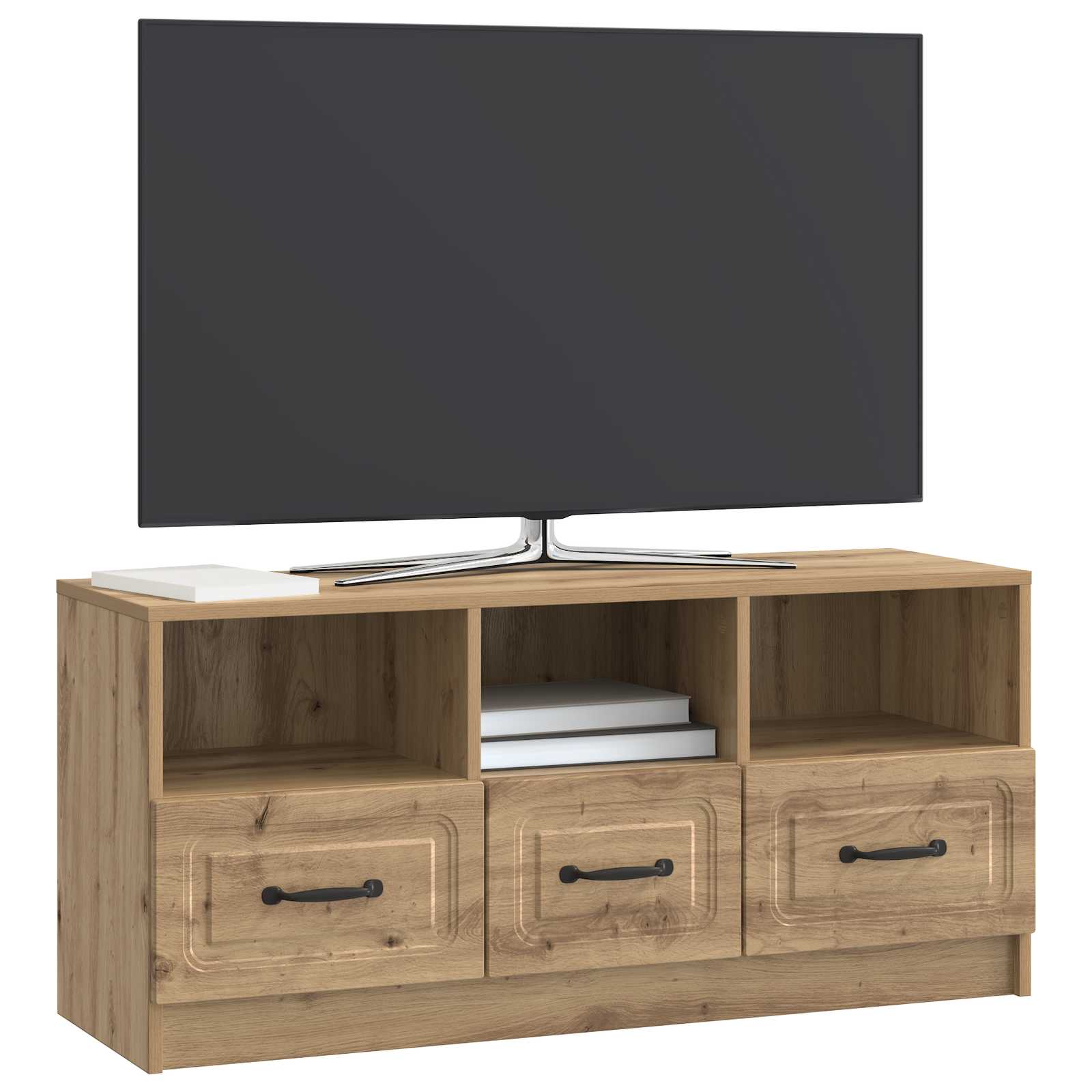 Ντουλάπι TV Artisan Δρυς 102 x 34,5 x 47 εκ Επεξεργασμένο Ξύλο - Pakobazaar