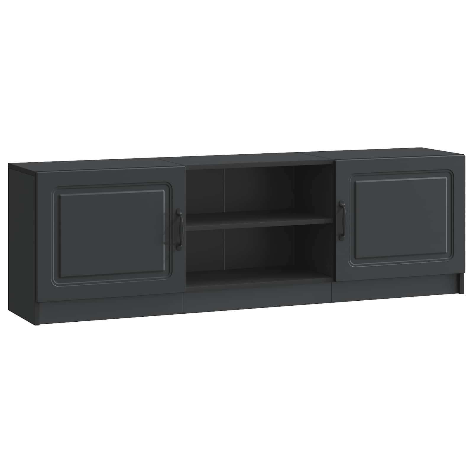 Ντουλάπι TV Μαύρο 150 x 31 x 47 εκ Επεξεργασμένο Ξύλο - Pakobazaar