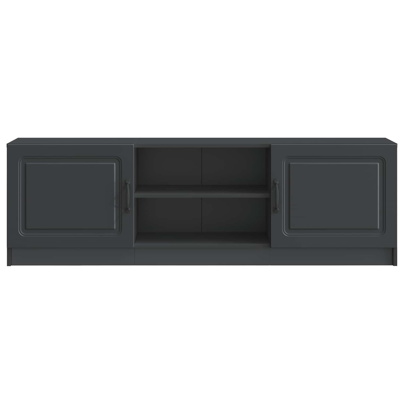 Ντουλάπι TV Μαύρο 150 x 31 x 47 εκ Επεξεργασμένο Ξύλο - Pakobazaar