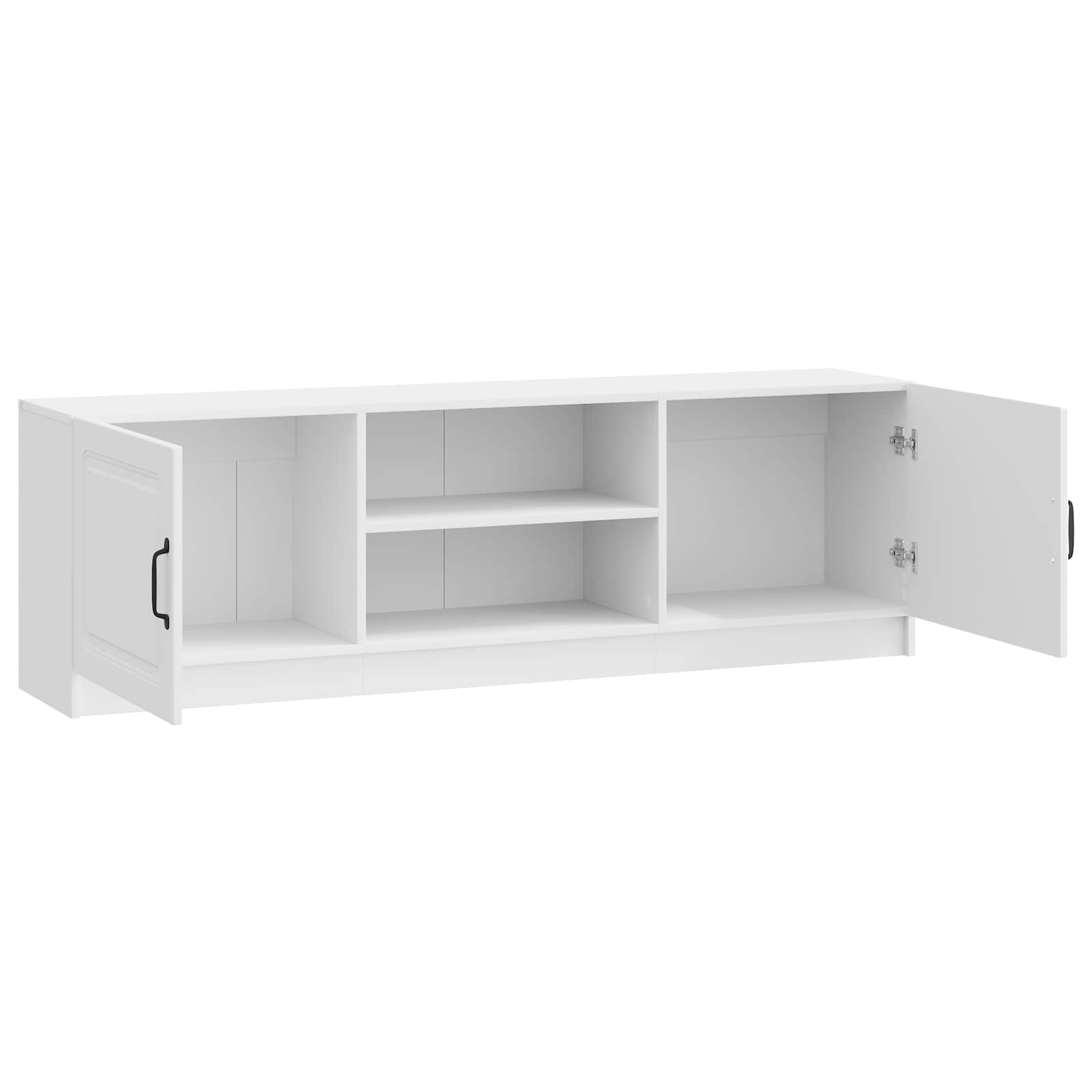 Ντουλάπι TV Γυαλιστερό Λευκό 150 x 31 x 47 εκ - Pakobazaar