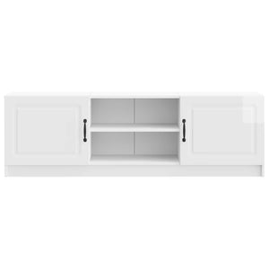 Ντουλάπι TV Γυαλιστερό Λευκό 150 x 31 x 47 εκ - Pakobazaar
