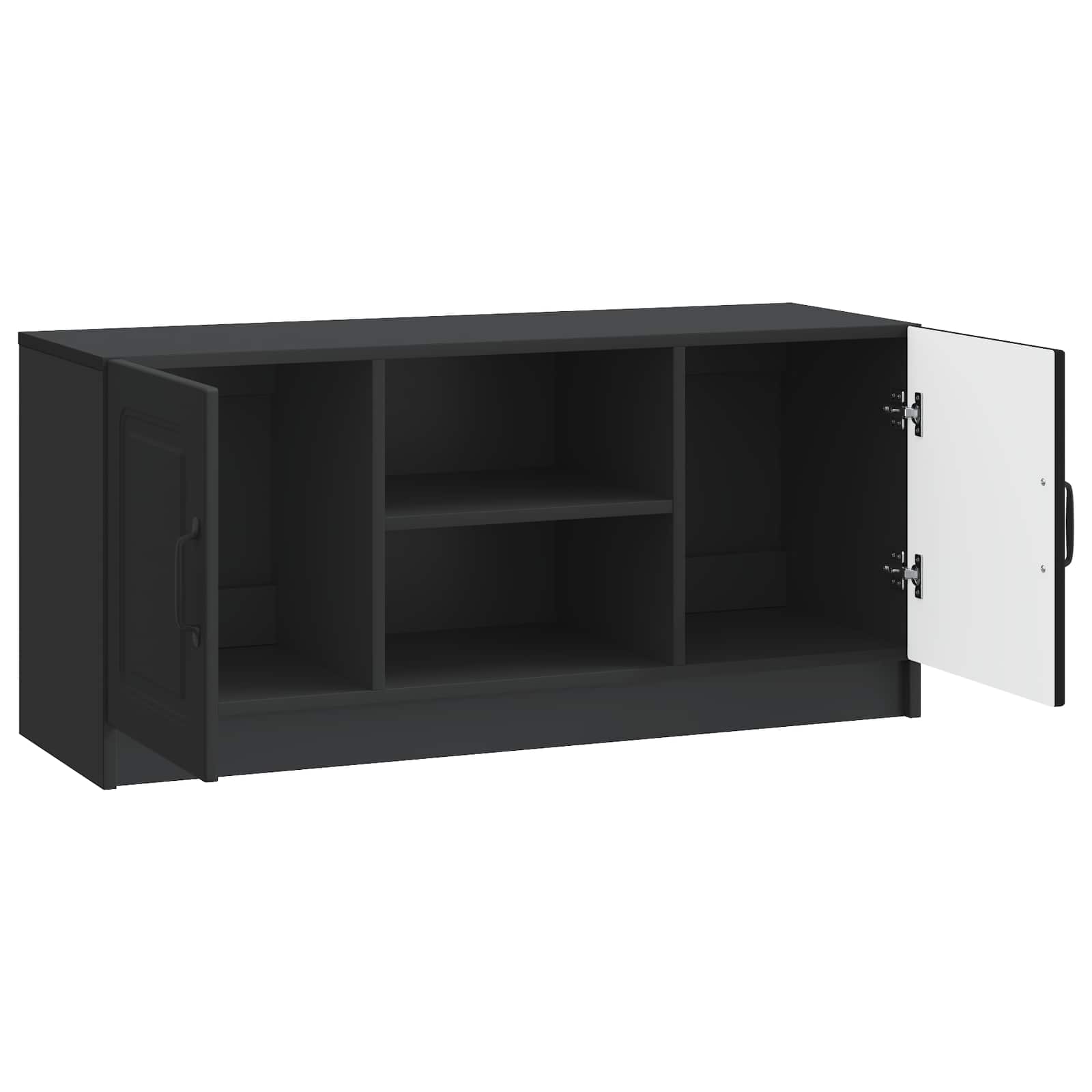 Ντουλάπι TV Μαύρο 102 x 34,5 x 47 εκ Επεξεργασμένο Ξύλο - Pakobazaar