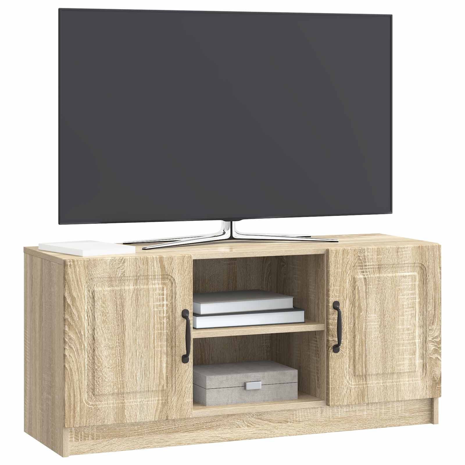 Ντουλάπι TV Sonoma Δρυς 102 x 34,5 x 47 εκ Επεξεργασμένο Ξύλο - Pakobazaar