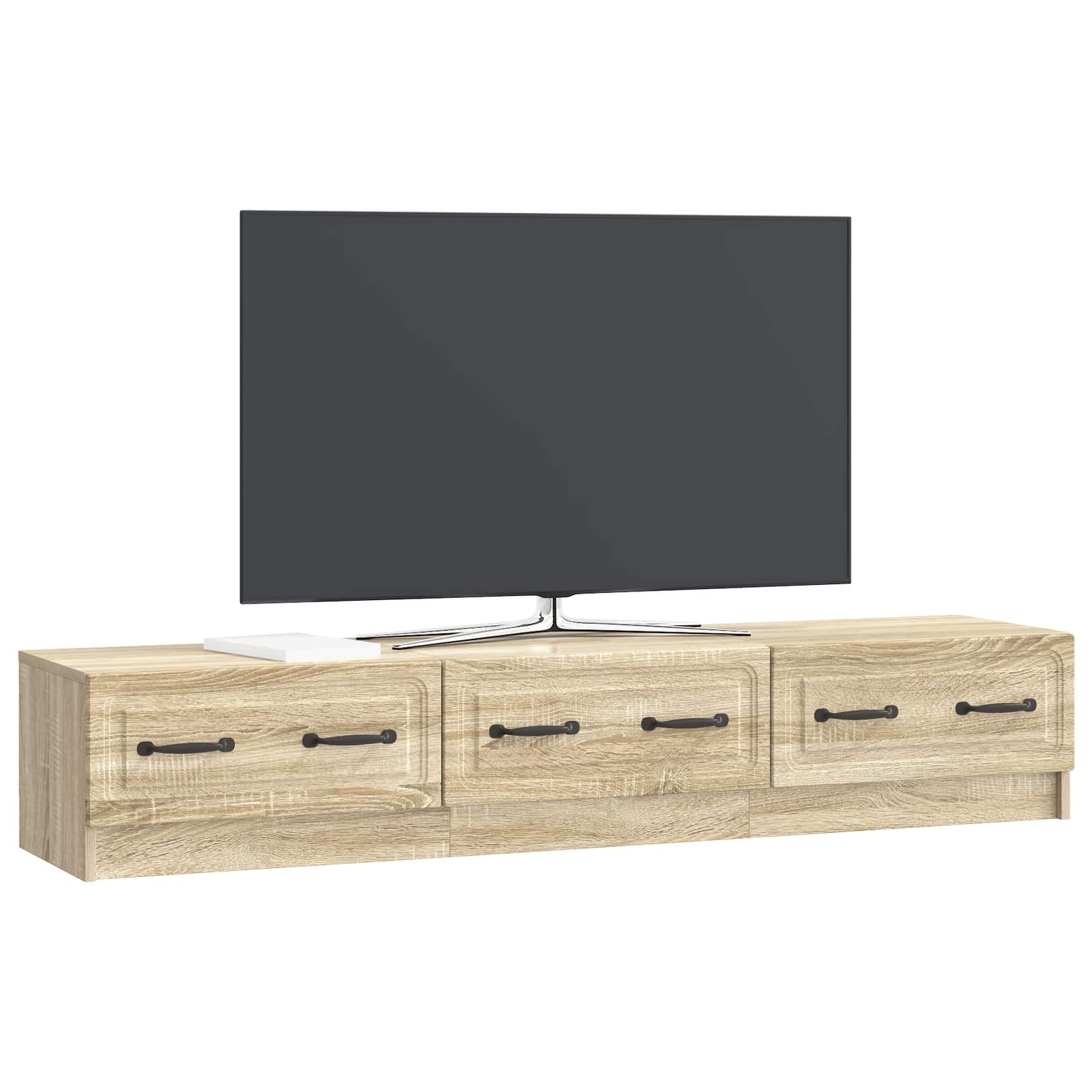 Ντουλάπι TV Sonoma Δρυς 147 x 34,5 x 27 εκ Επεξεργασμένο Ξύλο - Pakobazaar