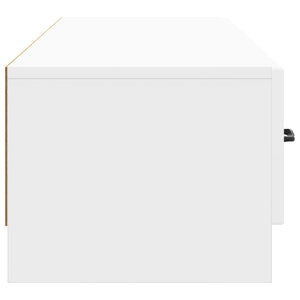 Ντουλάπι TV με συρτάρι Γυαλιστερό Λευκό 147 x 34,5 x 27 εκ - Pakobazaar