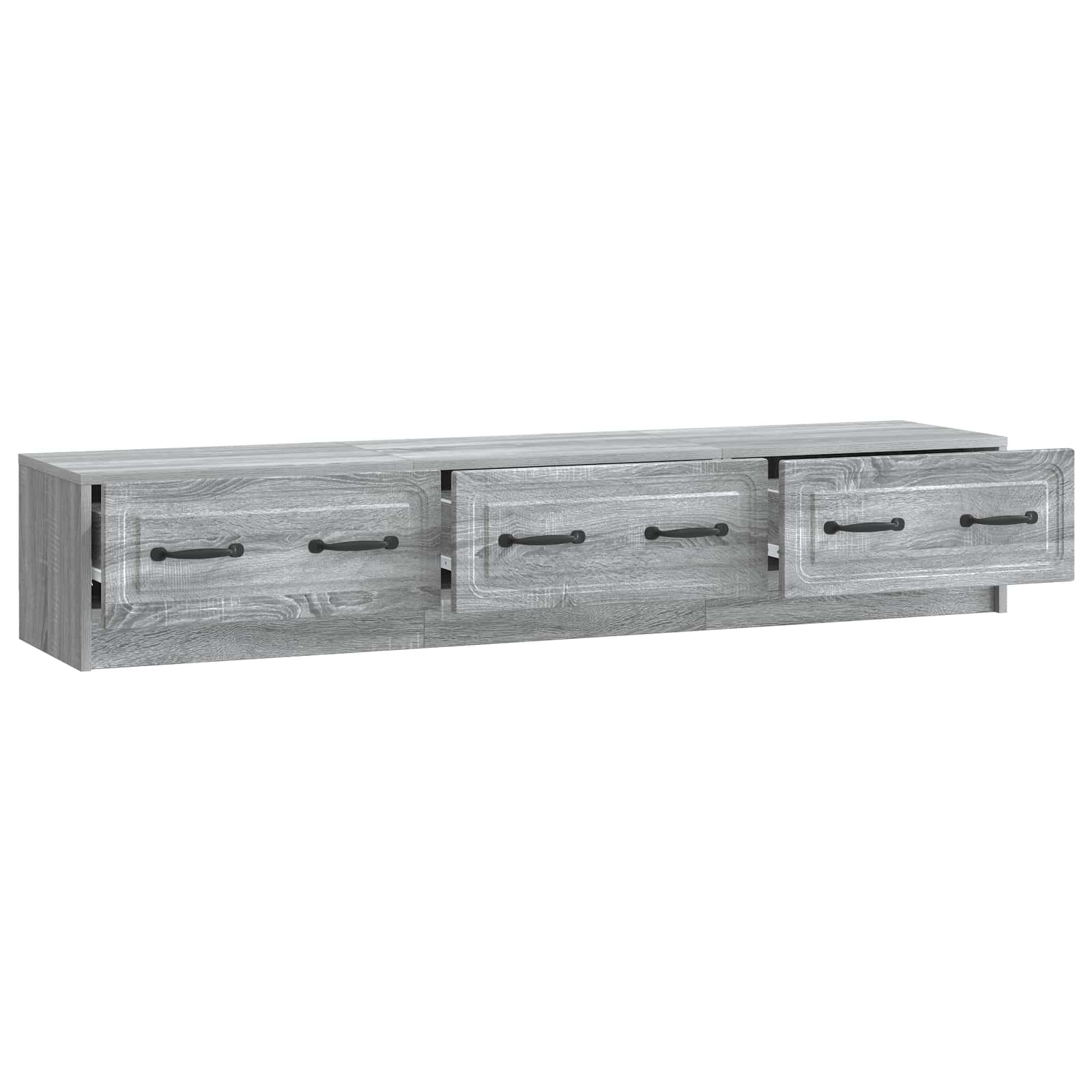 Ντουλάπι TV Γκρι Sonoma 147 x 34,5 x 27 εκ Επεξεργασμένο Ξύλο - Pakobazaar