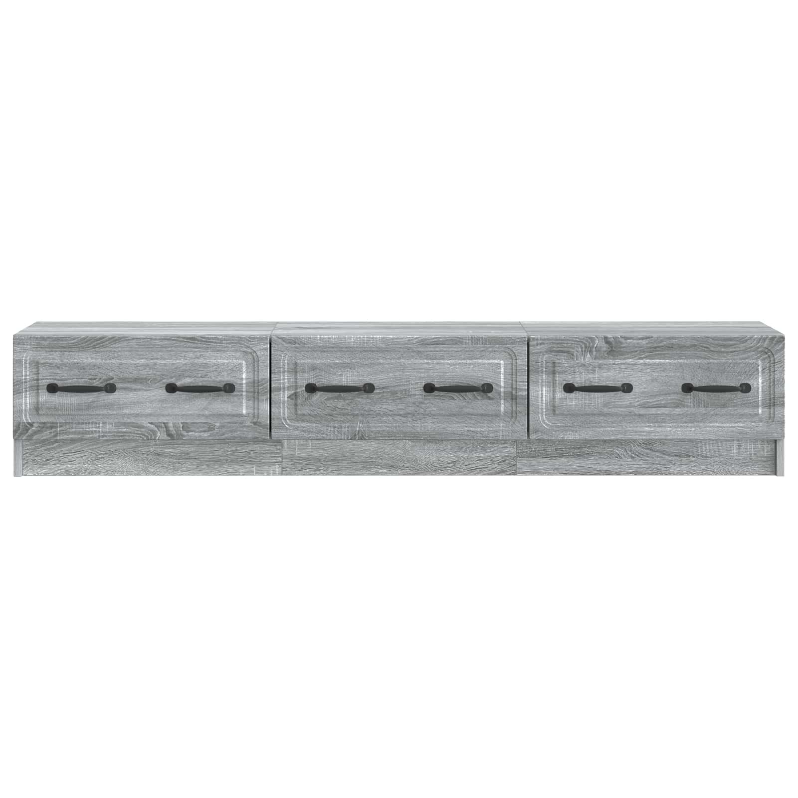 Ντουλάπι TV Γκρι Sonoma 147 x 34,5 x 27 εκ Επεξεργασμένο Ξύλο - Pakobazaar