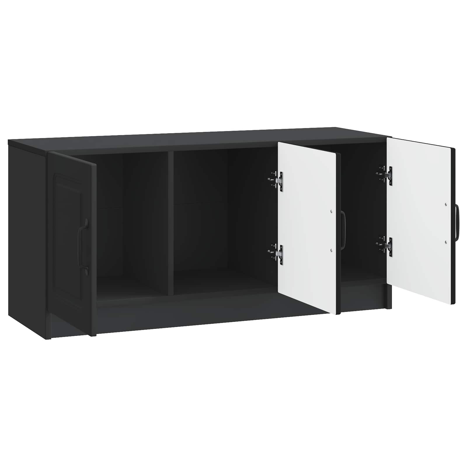 Ντουλάπι TV Μαύρο 99 x 34,5 x 47 εκ Επεξεργασμένο Ξύλο - Pakobazaar