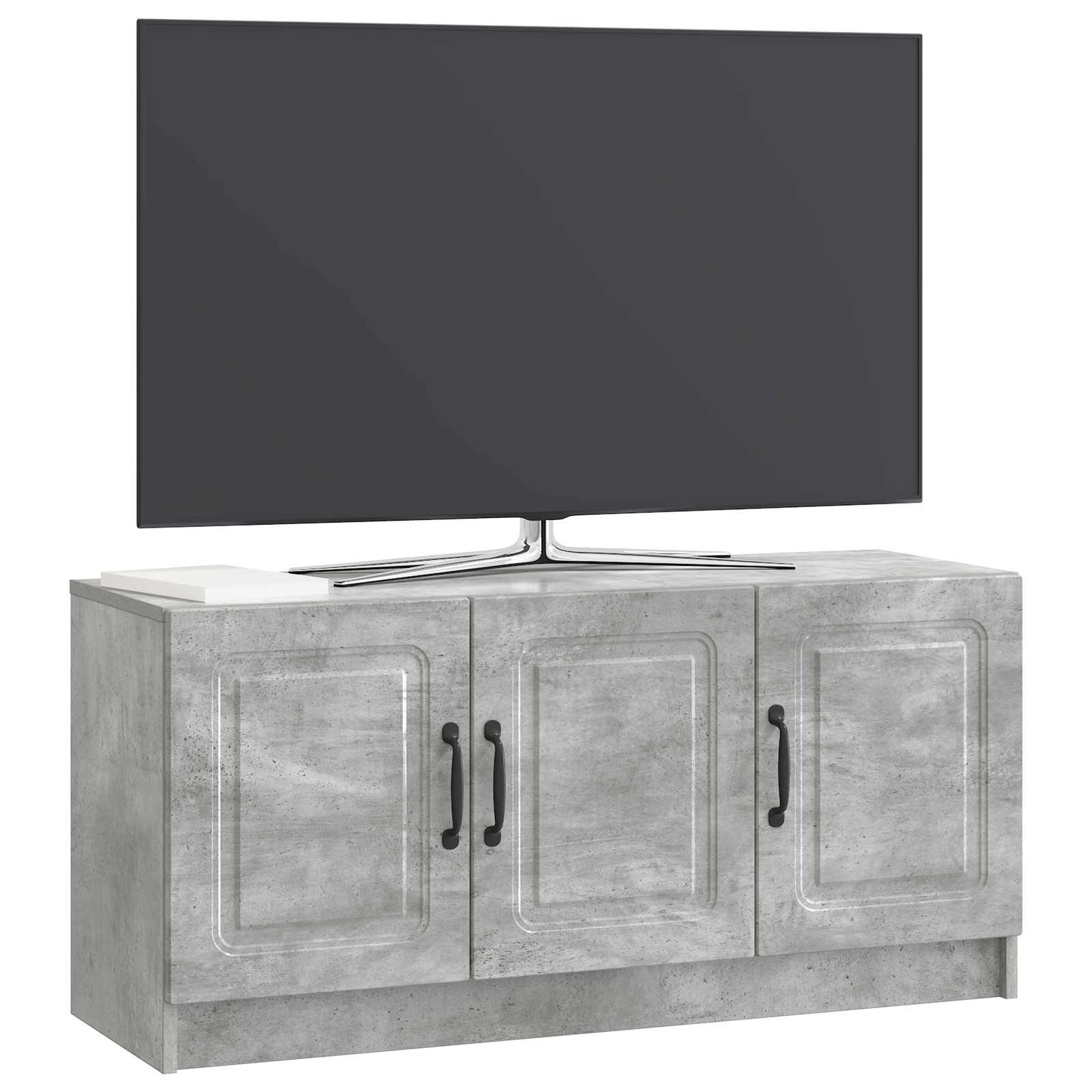 Ντουλάπι TV Γκρι Σκυροδέματος 99 x 34,5 x 47 εκ - Pakobazaar