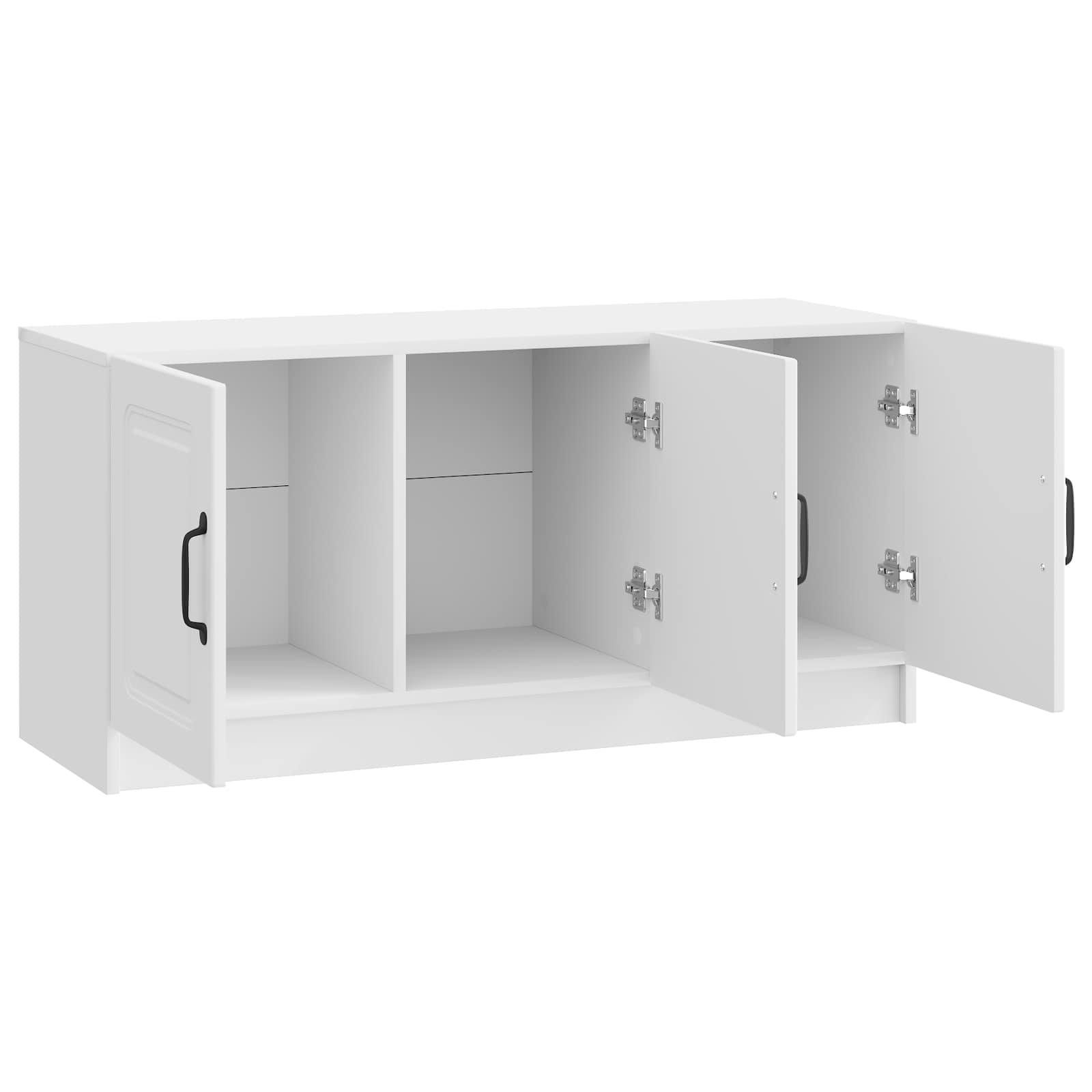 Ντουλάπι TV Γυαλιστερό Λευκό 99 x 34,5 x 47 εκ - Pakobazaar
