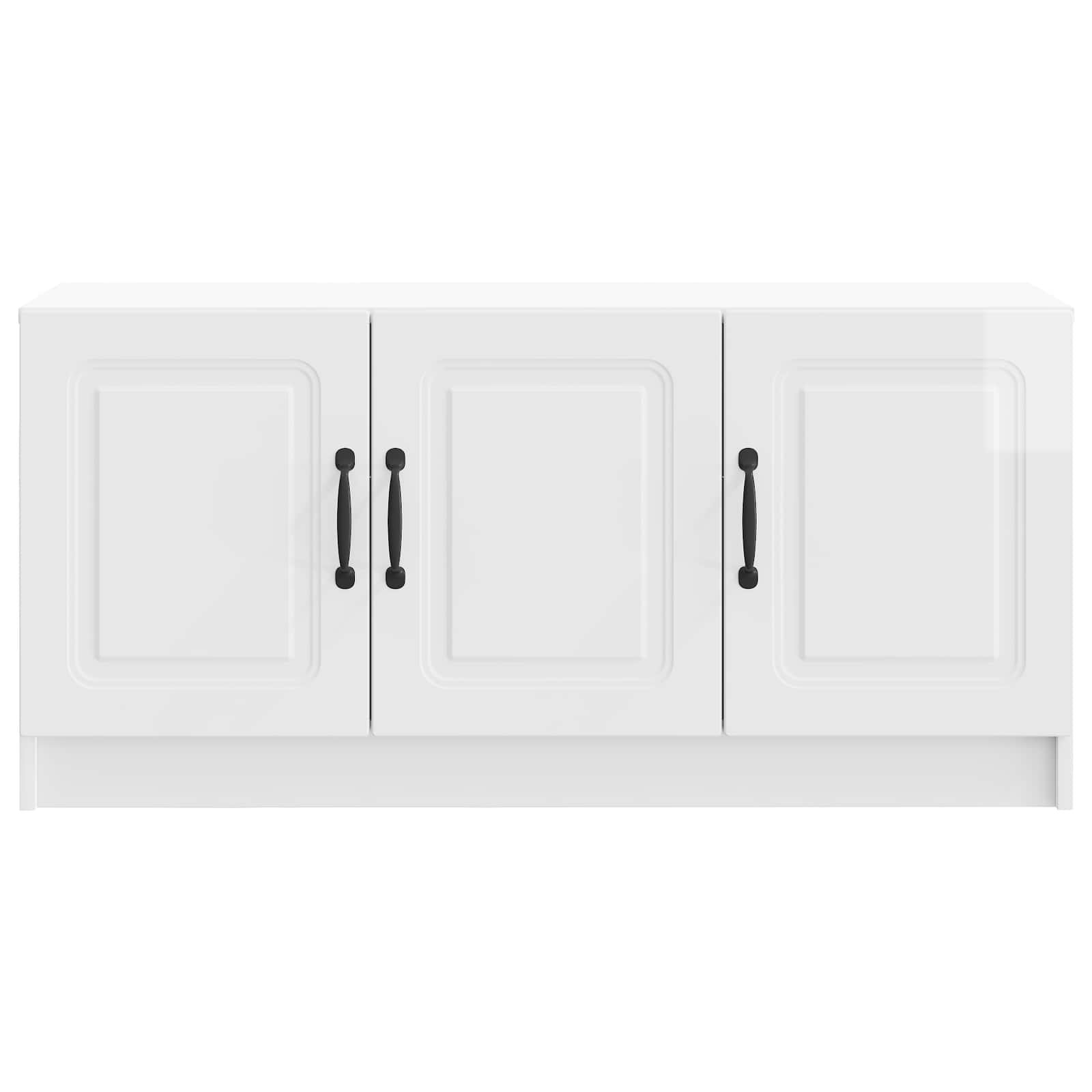 Ντουλάπι TV Γυαλιστερό Λευκό 99 x 34,5 x 47 εκ - Pakobazaar