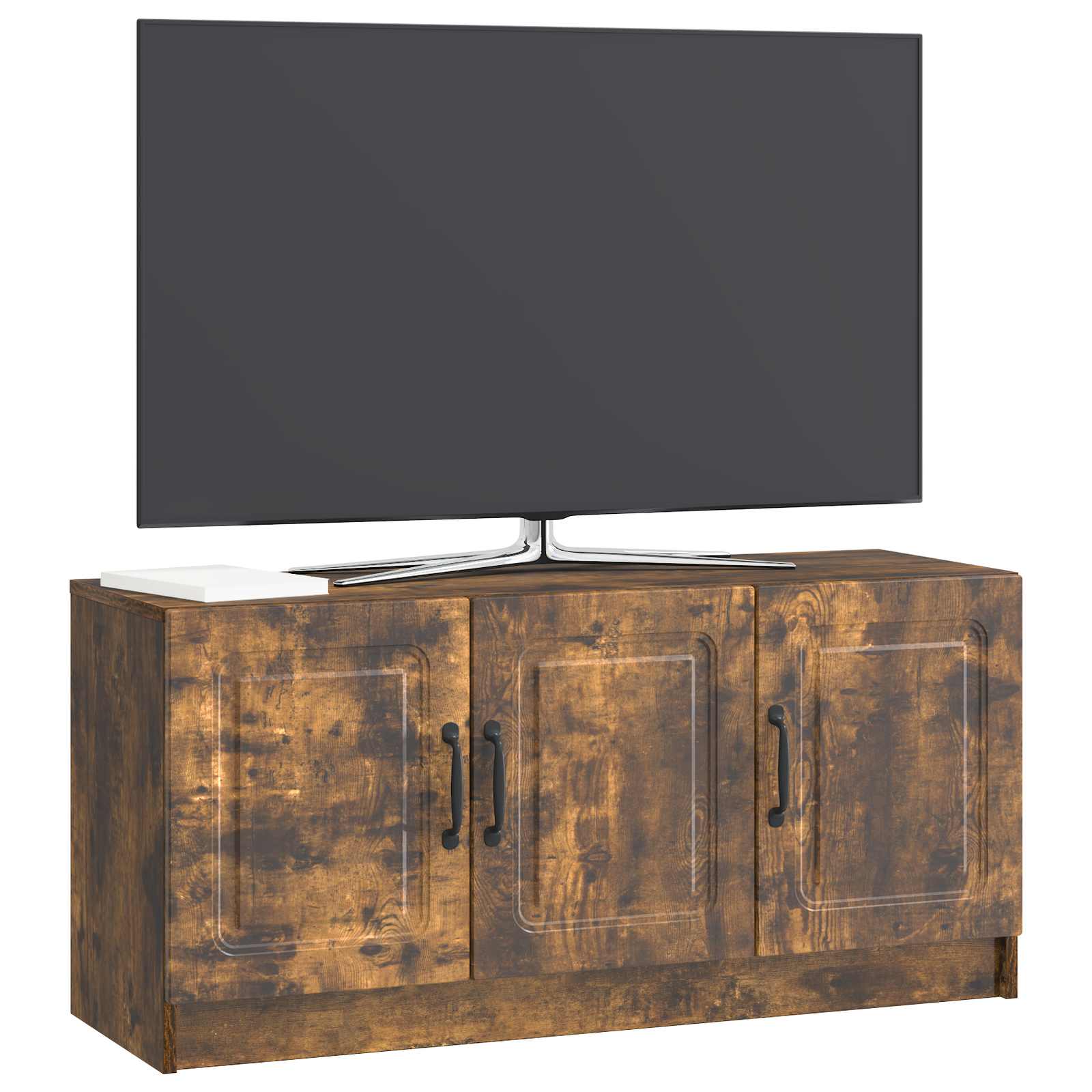 Ντουλάπι TV Καπνισμένο Ξύλο Δρυός 99 x 34,5 x 47 εκ - Pakobazaar